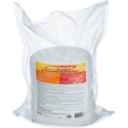 2 XL 2XL NSF No Rinse Food Service Sanitizing Wipe Refill, 500 Wipes/Roll, 2 Rolls/Case - 2XL-446